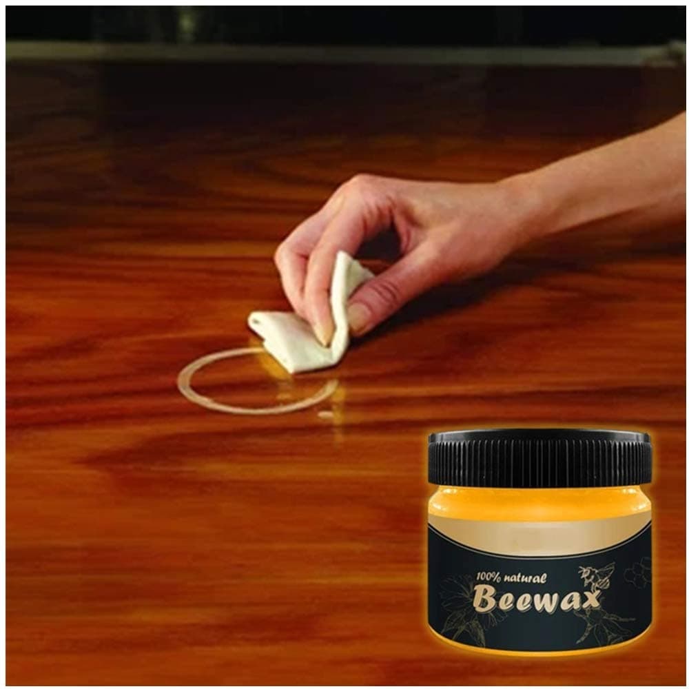 Natural Beeswax Wood Polish & Restorer image 1
