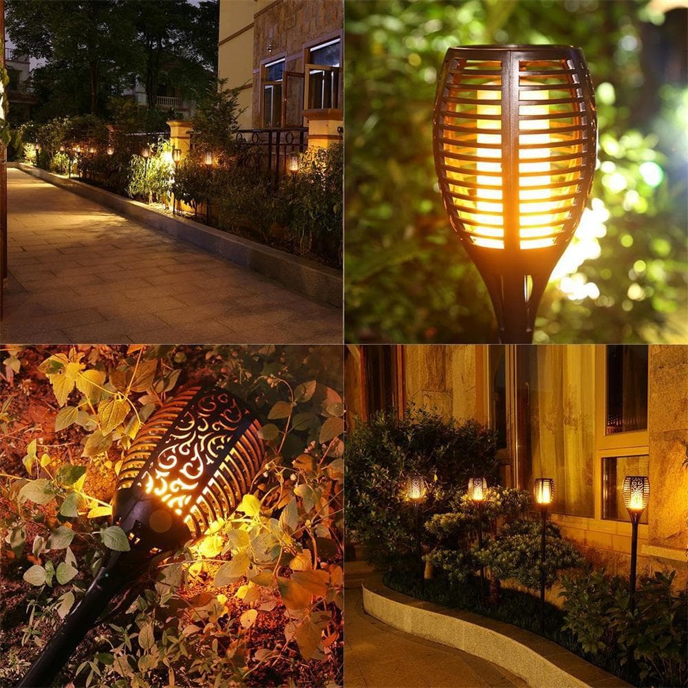 Solar Flame Torch Lights (4-Pack)