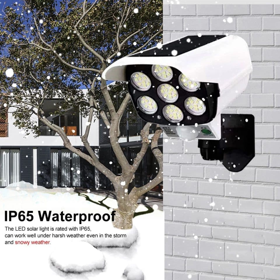 Solar-Powered Dummy Camera Security Light image 3