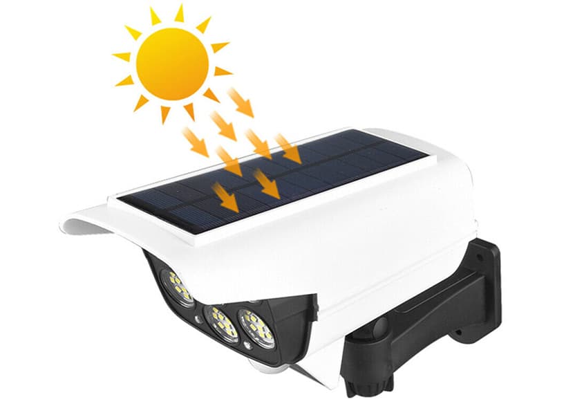 Solar-Powered Dummy Camera Security Light image 5