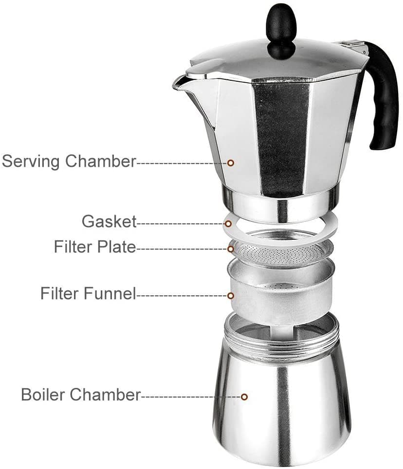 Moka Pot Stovetop Espresso Maker image 2